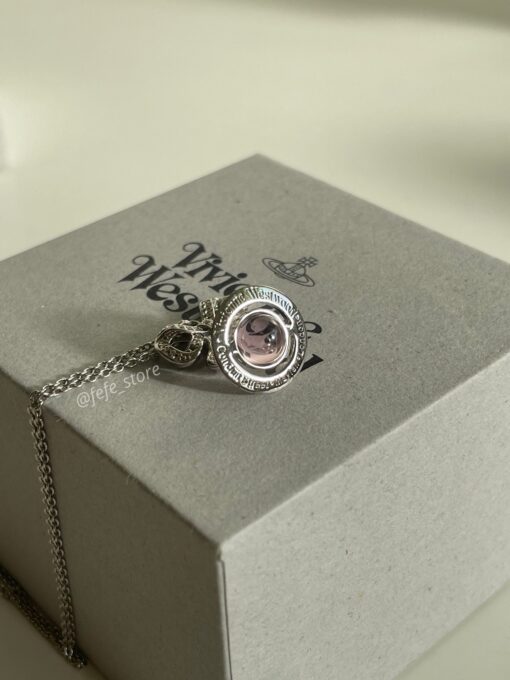 現貨｜vivienne westwood 粉色蝴蝶結 orb 925銀：圖片 5
