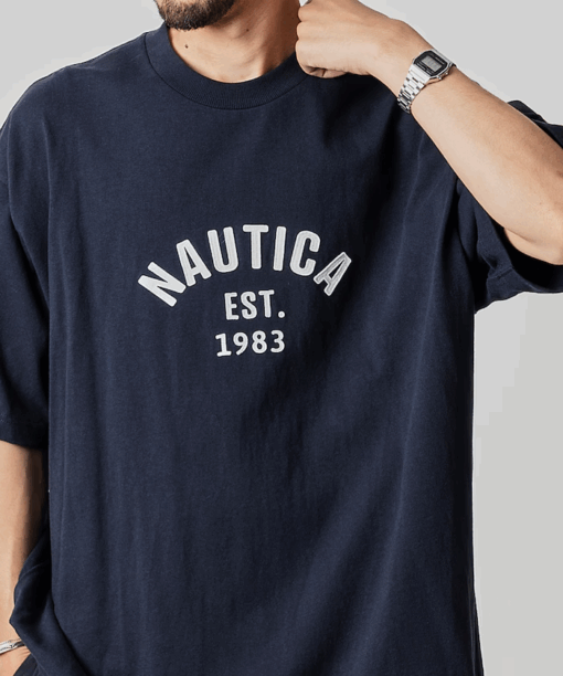 預購 | NAUTICA Felt Patch Arch Logo S/S Tee