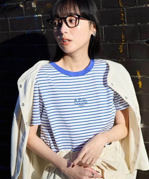 預購 | A.P.C 別注款 刺繡小LOGO短Ｔ