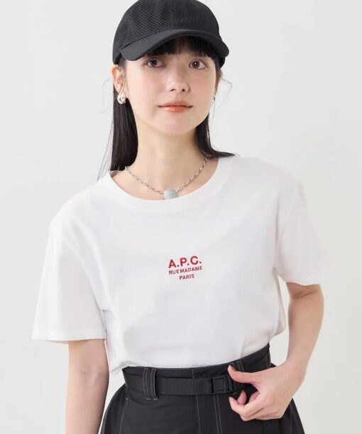 預購 | A.P.C 別注款 刺繡小LOGO短Ｔ：圖片 3