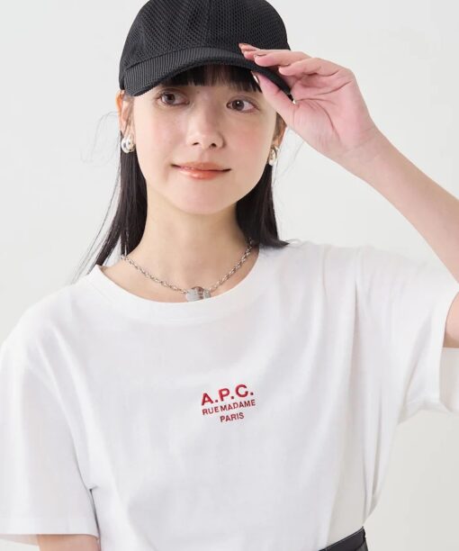 預購 | A.P.C 別注款 刺繡小LOGO短Ｔ：圖片 4