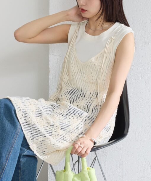 預購 | Kastane 花朵刺繡蕾絲裙：圖片 2