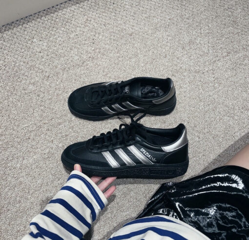 預購 ｜Adidas Handball Spezial 皮革黑銀