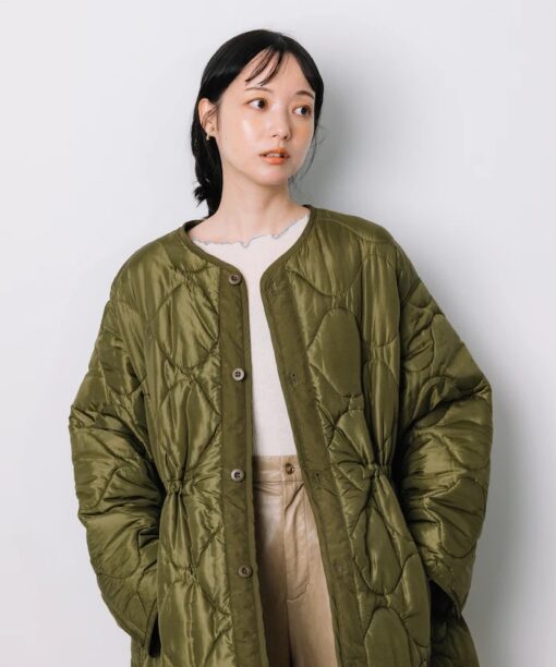 預購 | 日牌 可拆荷葉邊 圓領絎縫外套：圖片 4