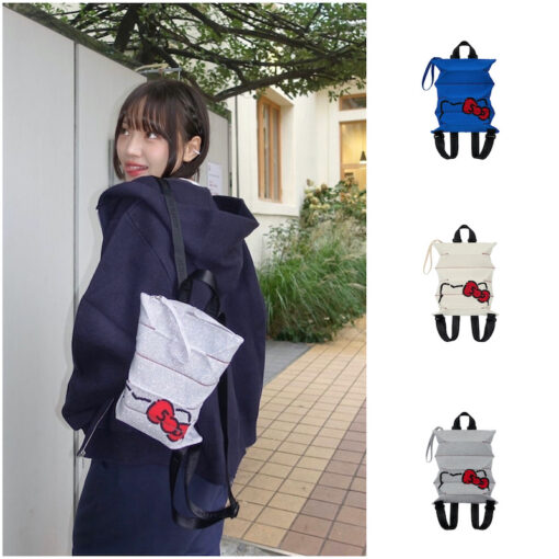 預購｜Joseph & Stacey x Hello kitty 50週年限定 針織百褶後背包