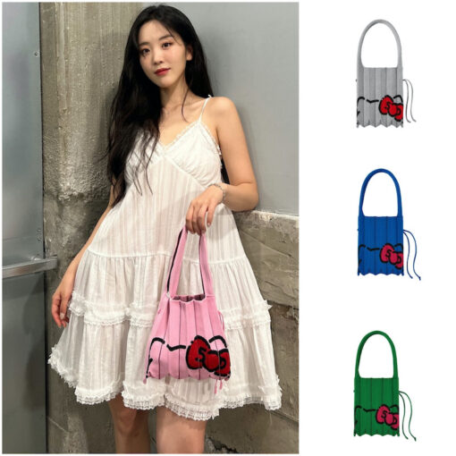 預購｜Joseph & Stacey x Hello kitty 50週年限定 針織百褶包S