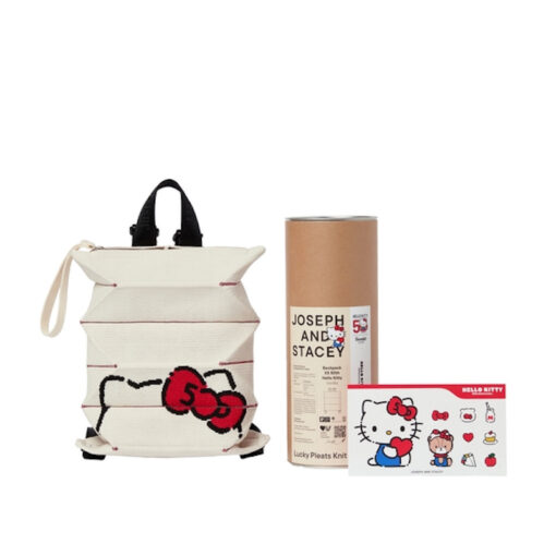 預購｜Joseph & Stacey x Hello kitty 50週年限定 針織百褶後背包：圖片 8