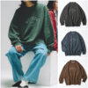預購 | NAUTICA JP Pigment Dyed Felt Patch Arch Logo Crewneck 仿舊衛衣
