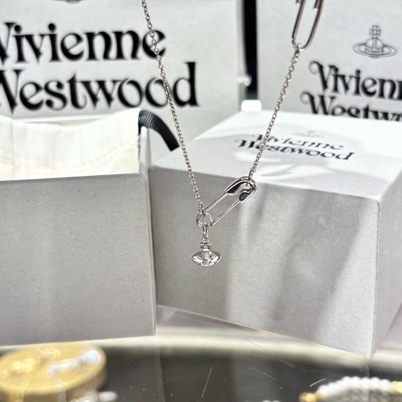 現貨 | Vivienne Ｗestwood 新款925銀別針ＯＲＢ項鍊  金色/銀色