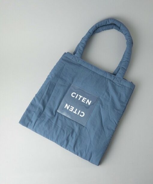 預購｜CITEN 透明LOGO鋪棉托特包 Ｍ尺寸：圖片 5