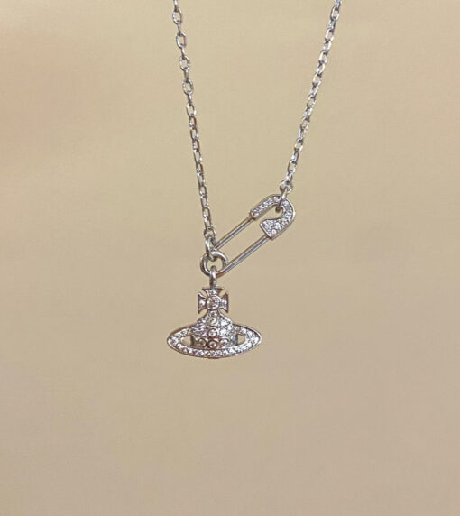現貨 | Vivienne Westood Lucrece pearl 別針行星項鍊：圖片 3
