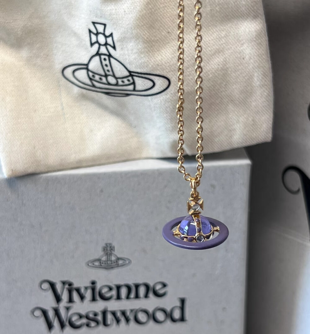 現貨優惠 | Vivienne Westood 紫色ＯＲＢ行星項鍊：圖片 2