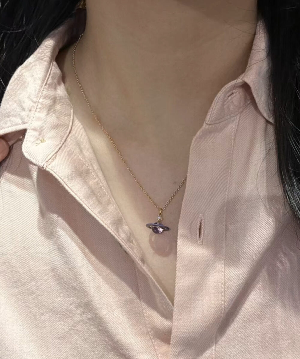 現貨優惠 | Vivienne Westood 紫色ＯＲＢ行星項鍊：圖片 5